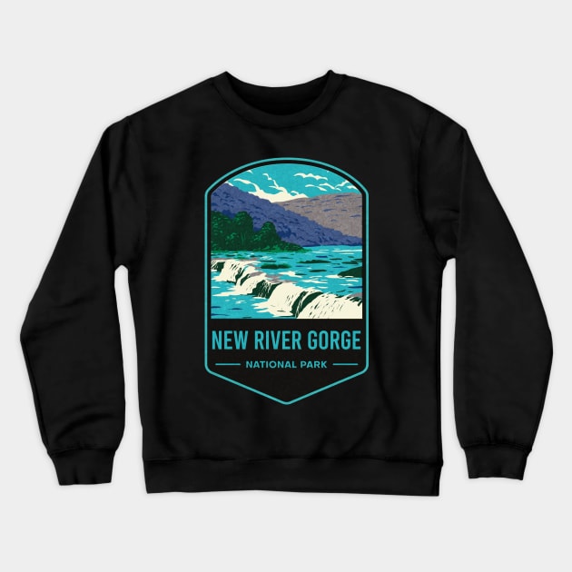 New River Gorge National Park Crewneck Sweatshirt by JordanHolmes